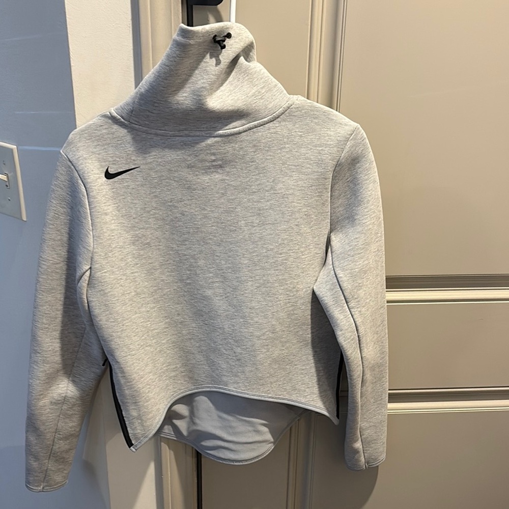 Nike Light Gray High-Neck Pullover - image 1